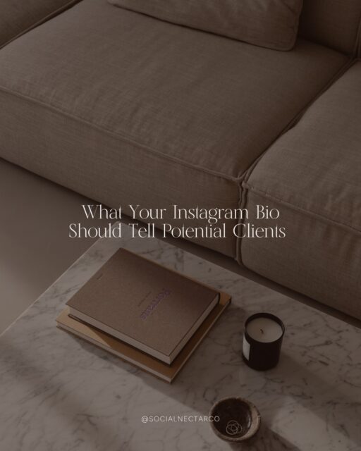 Your Instagram bio may be small, but it has a pretty important job.

When a potential client lands on your profile, they should be able to quickly understand who you are, what you do, who you serve, and whether you might be the right fit for their project.

They shouldn’t have to scroll through 20 posts or click around your website just to figure out the basics.

Think of your bio as the introduction to your business—not a place to fit in every detail, but enough information to make the right person want to keep looking.

Clarity first. Personality second. And always give them a clear next step.

#instagrambio #instagrammarketing #brandstrategy #socialmediatips #clientattraction