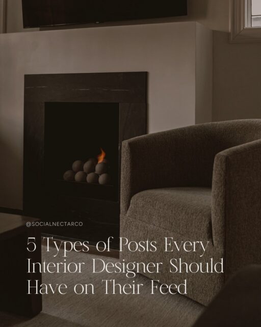 Most interior designers are already sharing beautiful projects. 

But beautiful projects alone aren't what turn followers into clients.

The strongest accounts do more than showcase finished spaces; they build trust before someone ever reaches out.

Think of your content as a complete client experience:

- Portfolio projects inspire confidence in your design style.
- Your process removes uncertainty and helps potential clients understand what working with you actually looks like.
- Educational content positions you as the expert while answering the questions your audience is already asking.
- Behind-the-scenes moments create connection and show the thoughtfulness behind every project.
- Client results provide the social proof that helps someone feel confident taking the next step.

When these types of content work together, your Instagram becomes more than a portfolio; it becomes one of your most effective marketing tools.

#contentideas #instagramtips #contentstrategy #marketingtips #smallbusinessmarketing